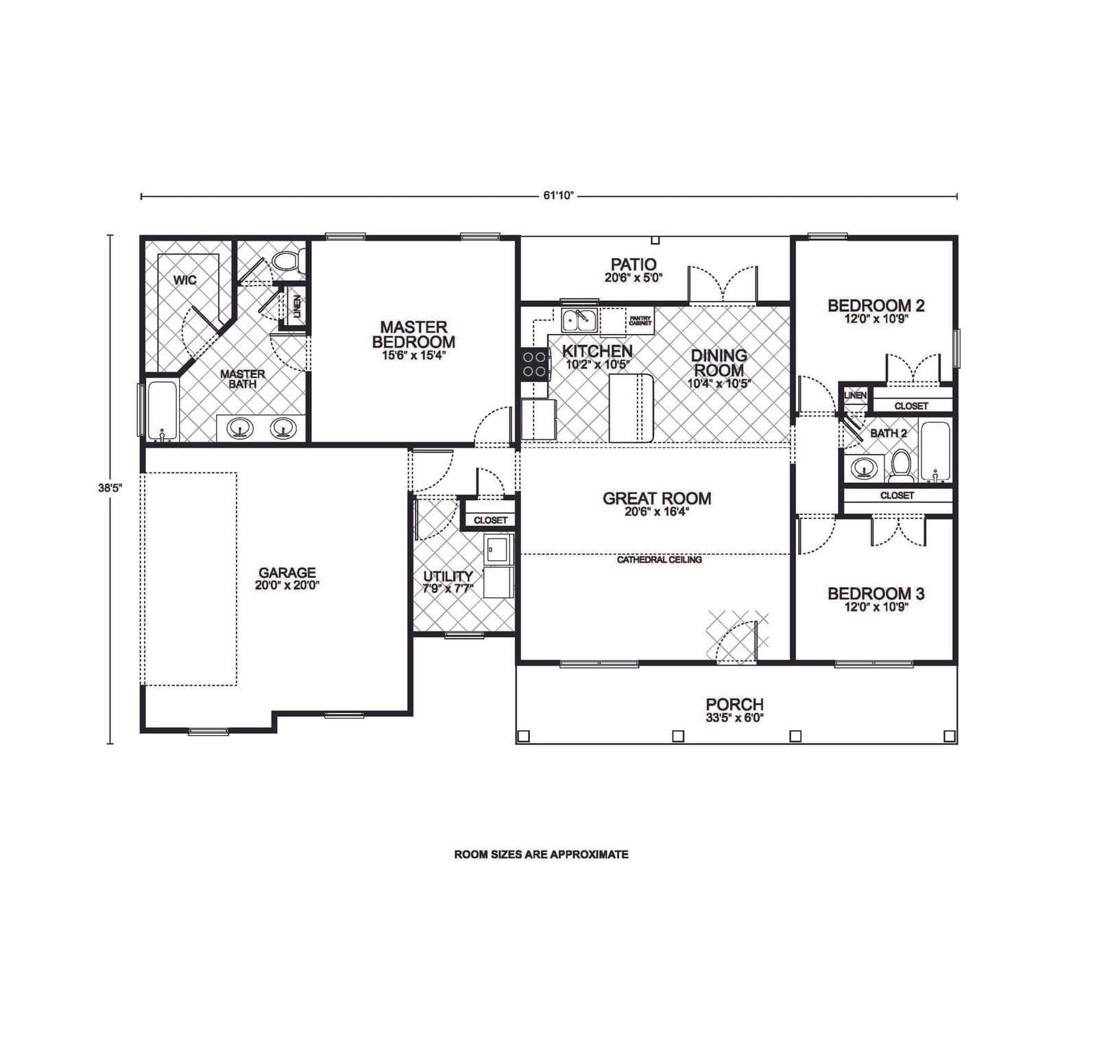 Olivia - Custom Home Floor Plan