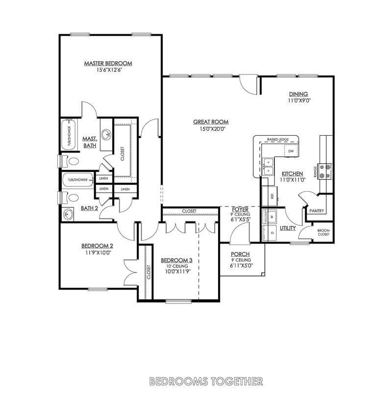 Resnick - Custom Home Floor Plan