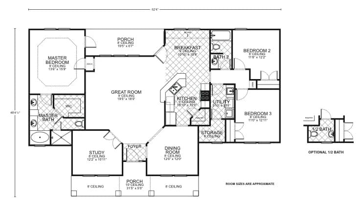Frio - Custom Home Floor Plan