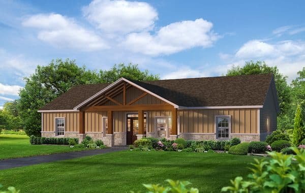 Bowie custom home floor plan