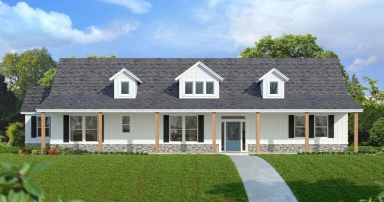 Bartlett custom home floor plan